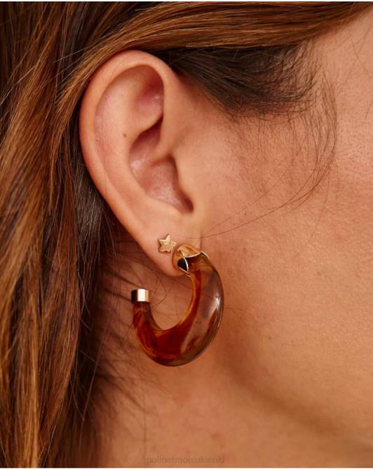 kolczyk Carey Luba wielbłądPolin et moi Akcesoria 0TTF391