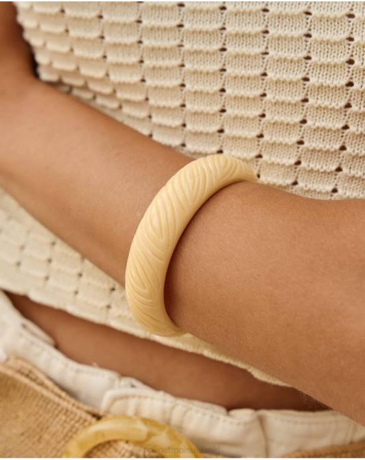 sztywna bransoletka Erminia surowyPolin et moi Akcesoria 0TTF375