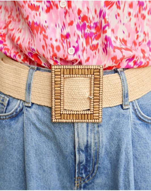 kwadratowy pasek z pokrywką surowyPolin et moi Akcesoria 0TTF403