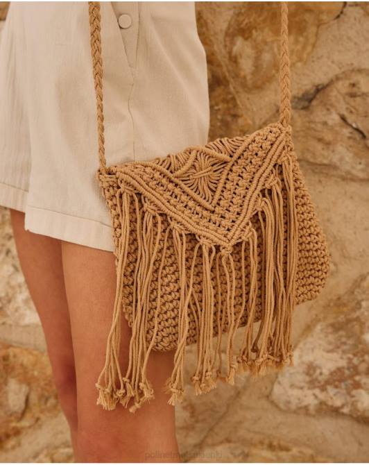 torba na ramię Flucha beżowyPolin et moi Akcesoria 0TTF392