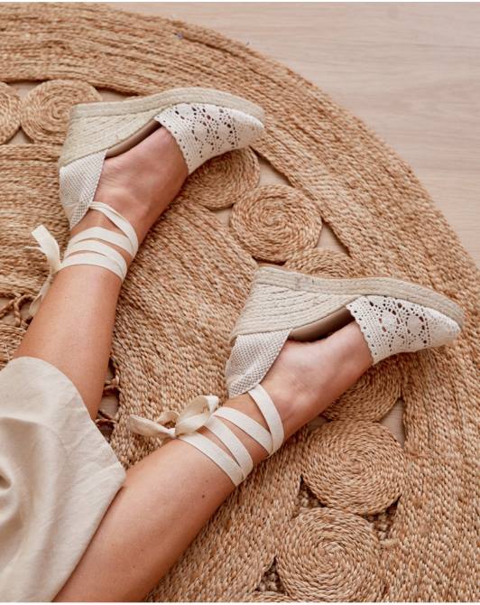 Aime na szydełku alpargata surowyPolin et moi obuwie 0TTF512