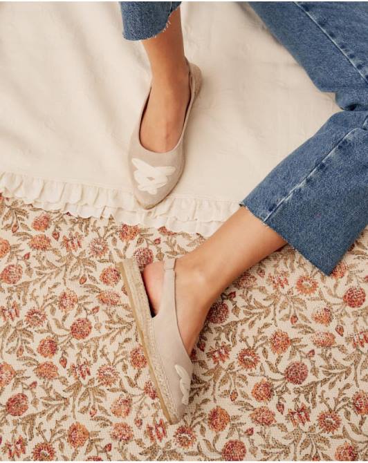 Espadryle Mallory Cross piasekPolin et moi obuwie 0TTF409