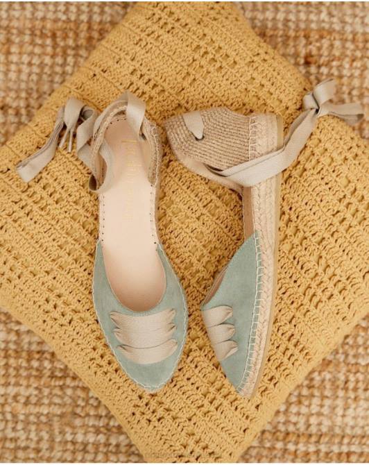 chłopski espadryl kruk zielone jabłko/miętaPolin et moi obuwie 0TTF497