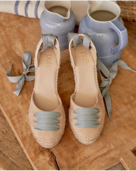 chłopskie espadryle groszowe beżowyPolin et moi obuwie 0TTF444