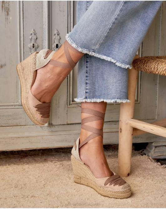 chłopskie espadryle groszowe nagiPolin et moi obuwie 0TTF498