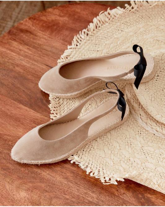 kokardka espadrylowa Natasza wielbłądPolin et moi obuwie 0TTF421