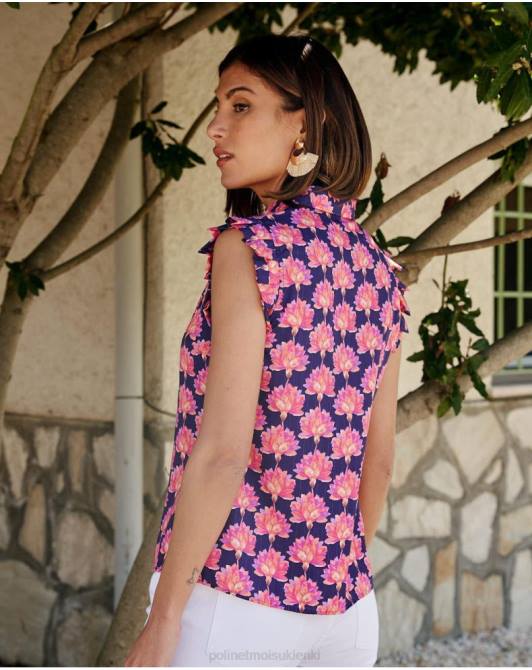 bluzka w kwiaty Julia lawendaPolin et moi odzież 0TTF191