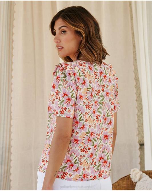 bluzka w kwiaty Wilhelmina malwaPolin et moi odzież 0TTF172