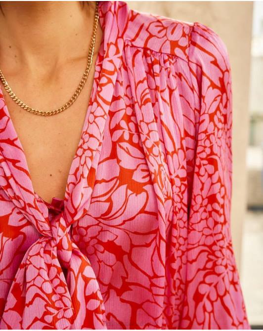 bluzka z kokardką idara RóżaPolin et moi odzież 0TTF211