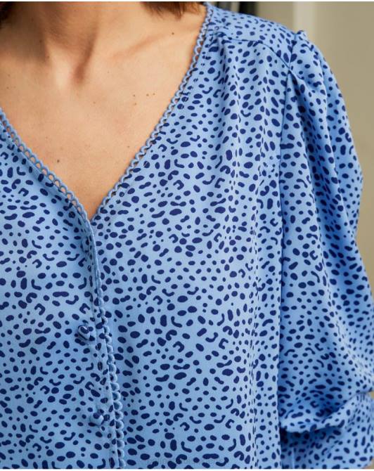 koszula Motas Meli klein niebieskiPolin et moi odzież 0TTF219