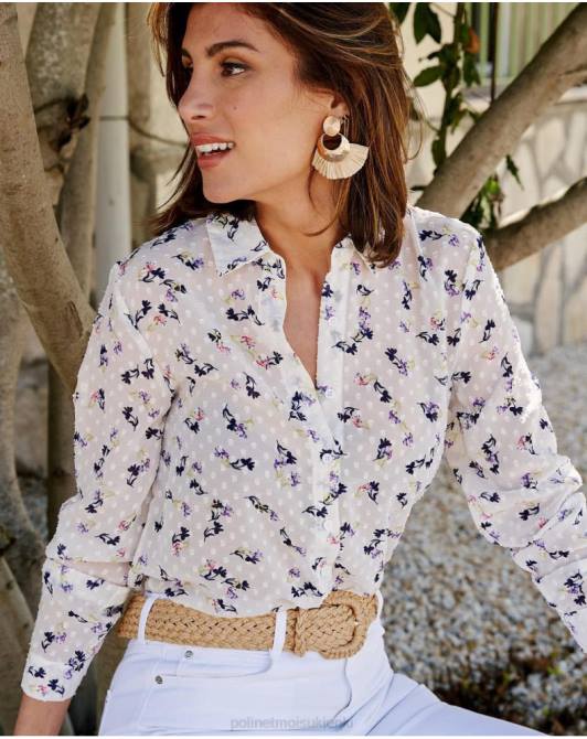 koszula Plumeti Emeliny białyPolin et moi odzież 0TTF200