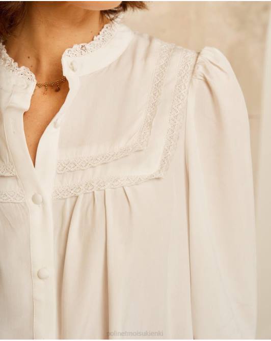 koszula marszczona hestia białyPolin et moi odzież 0TTF216