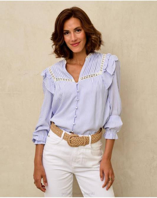 koszula w paski Maela niebiańskiPolin et moi odzież 0TTF150