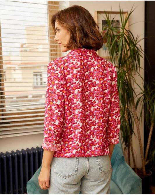 koszula z połyskiem aixa malinaPolin et moi odzież 0TTF210