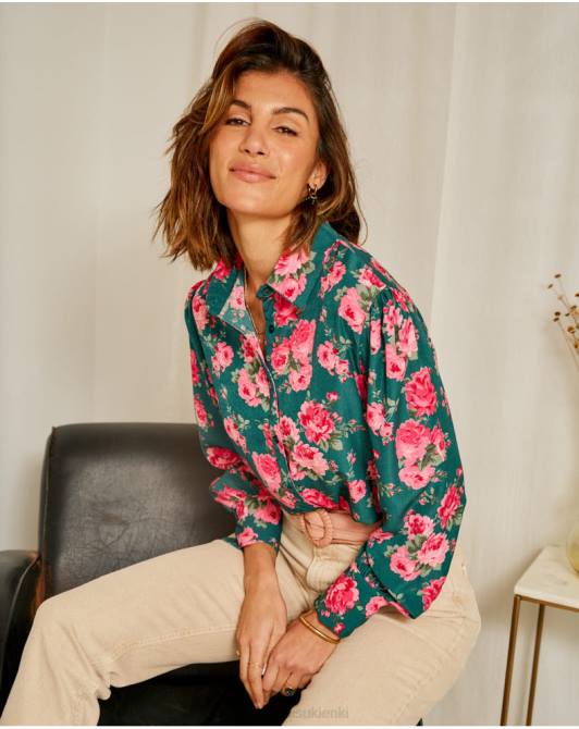 różowa koszula zielony lasPolin et moi odzież 0TTF230