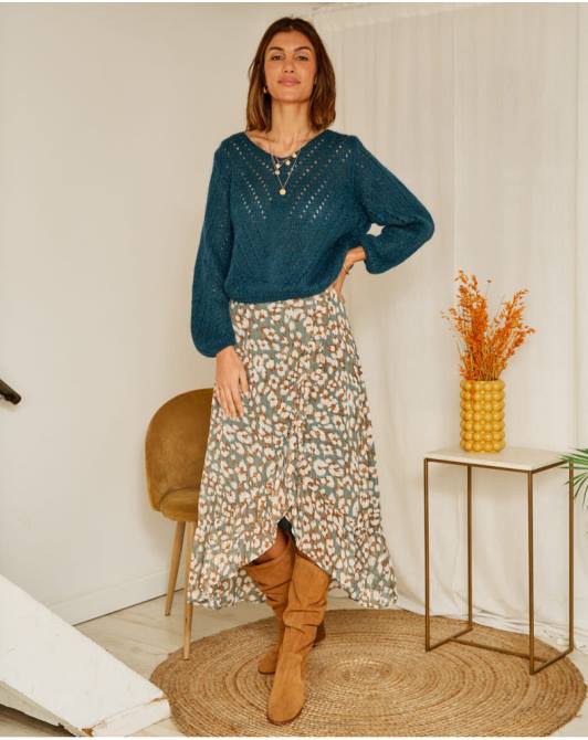 przeciągi swetra Hilaria zielony lasPolin et moi odzież 0TTF356