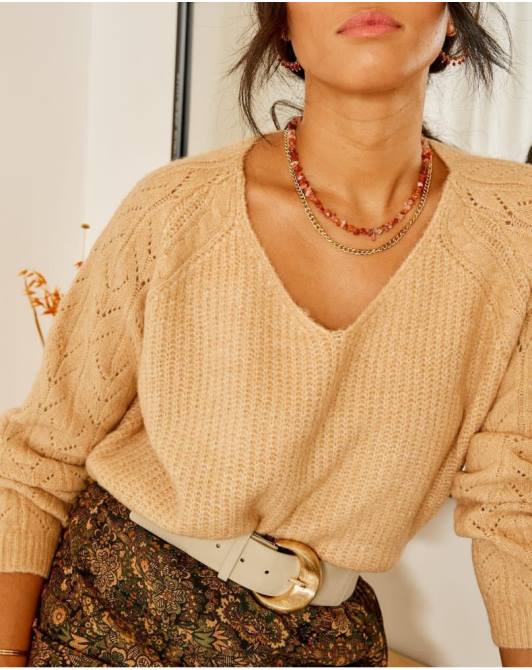 standardowe kolce swetra wielbłądPolin et moi odzież 0TTF355