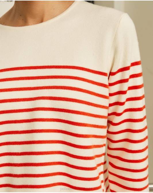 sweter marynarski ane białyPolin et moi odzież 0TTF350