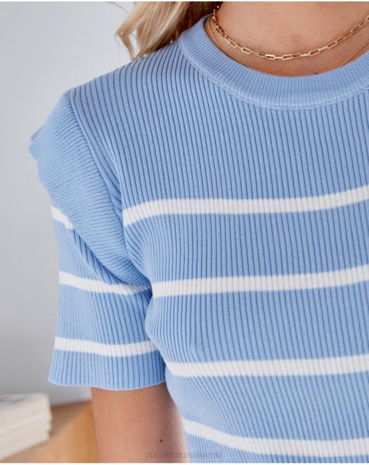 sweterek Elga Point niebiańskiPolin et moi odzież 0TTF347