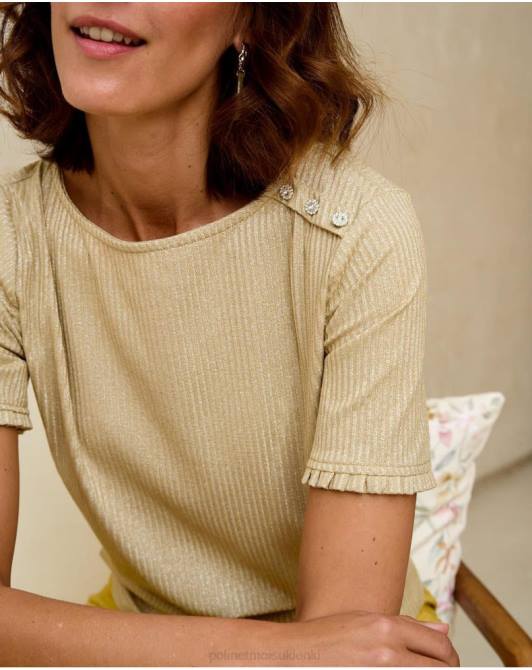 sweterek Simonne Knot złoto/platynaPolin et moi odzież 0TTF343