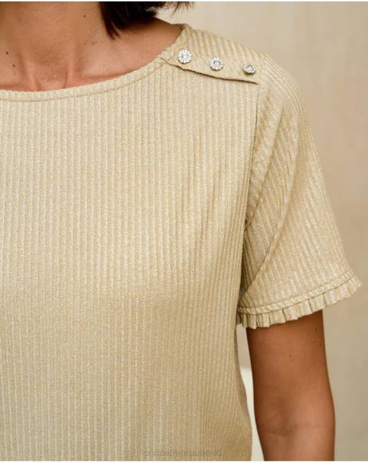 sweterek Simonne Knot złoto/platynaPolin et moi odzież 0TTF343