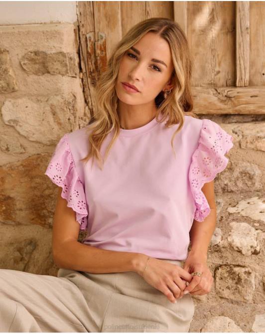 górna falbanka Justina liliowyPolin et moi odzież 0TTF252