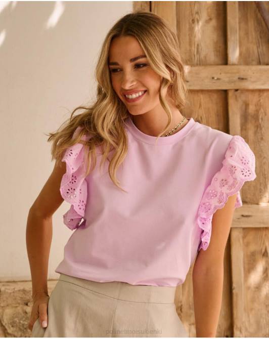 górna falbanka Justina liliowyPolin et moi odzież 0TTF252