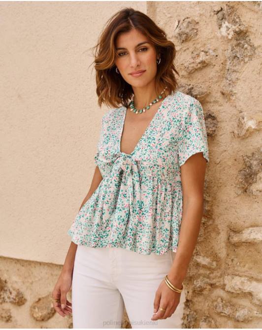 górna kokardka esmeralda turkusPolin et moi odzież 0TTF241