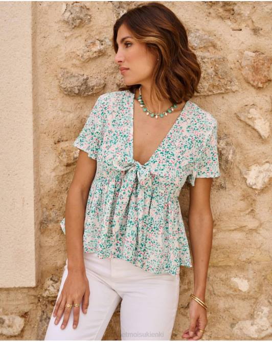 górna kokardka esmeralda turkusPolin et moi odzież 0TTF241