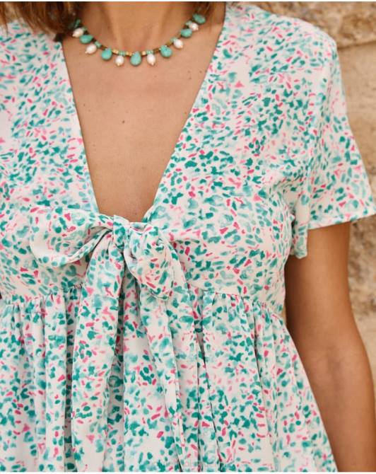 górna kokardka esmeralda turkusPolin et moi odzież 0TTF241