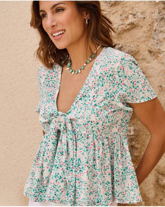 górna kokardka esmeralda turkusPolin et moi odzież 0TTF241