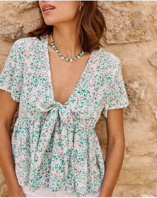 górna kokardka esmeralda turkusPolin et moi odzież 0TTF241