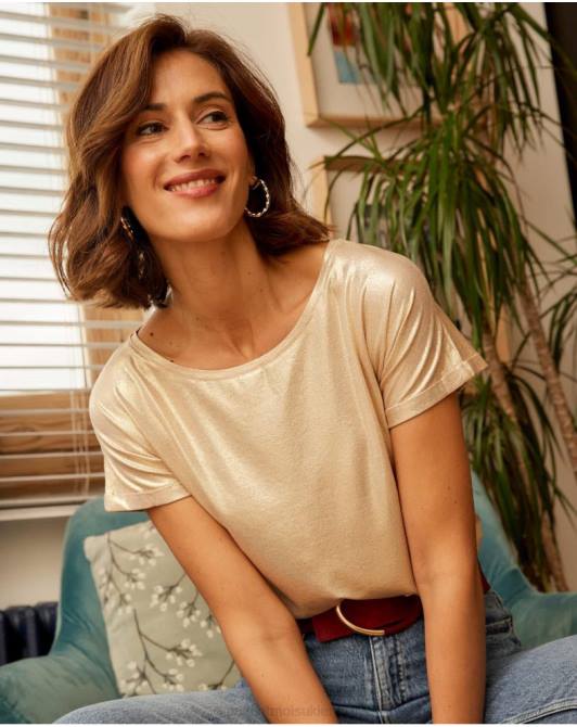 koszulka brillo galia złoto/platynaPolin et moi odzież 0TTF289