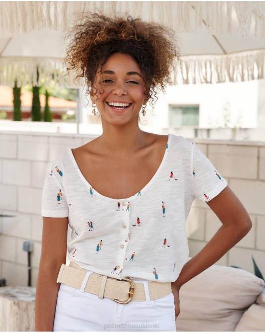 ludzie bego t-shirt białyPolin et moi odzież 0TTF238