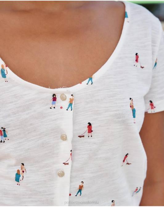 ludzie bego t-shirt białyPolin et moi odzież 0TTF238