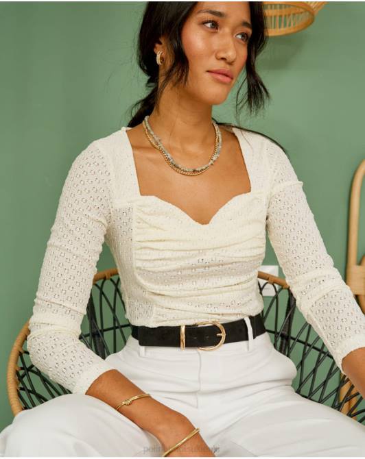 najwyższy wdzięk dekoltu surowyPolin et moi odzież 0TTF258