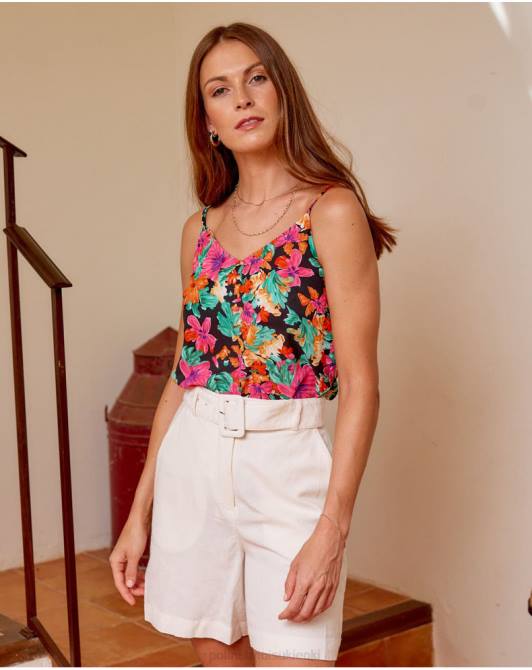 topowa tkanina tropikalna czarnyPolin et moi odzież 0TTF287