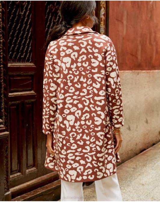 Nere z nadrukiem zwierzęcym brązowyPolin et moi odzież 0TTF368