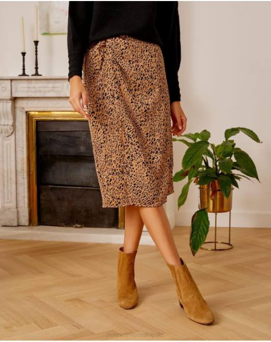 Spódnica z jadeitowym węzłem wielbłądPolin et moi odzież 0TTF312