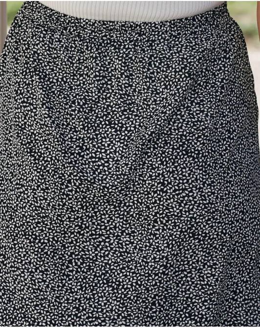 spódnica krzyżowa sawanna czarnyPolin et moi odzież 0TTF310