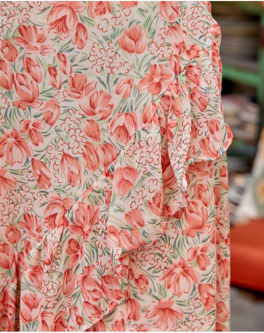 spódnica tulipany elaia łosośPolin et moi odzież 0TTF315