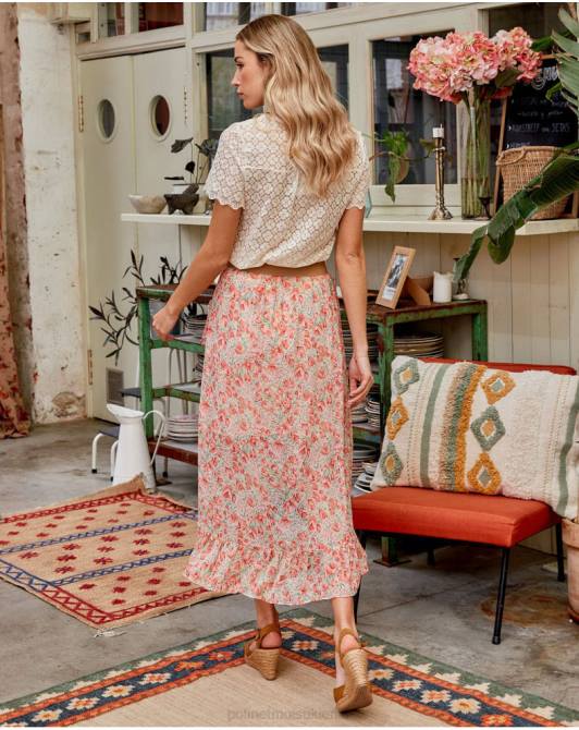 spódnica tulipany elaia łosośPolin et moi odzież 0TTF315