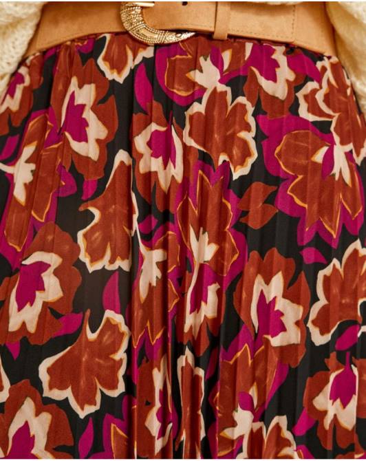 spódnica w kwiaty Suzy malinaPolin et moi odzież 0TTF323