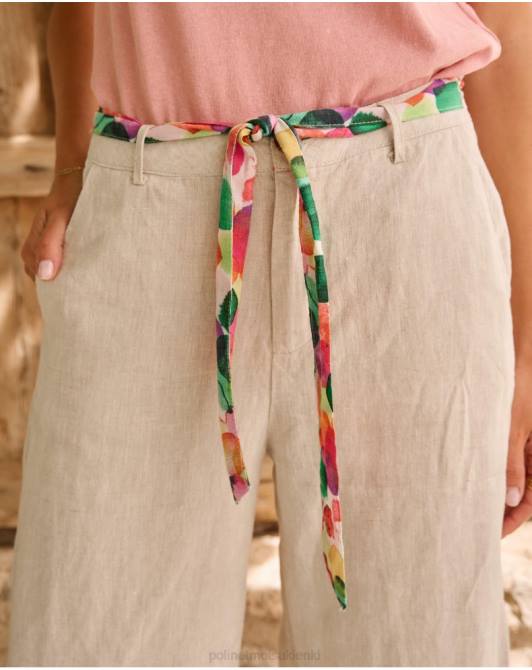 Ariday lniane spodnie beżowyPolin et moi odzież 0TTF327