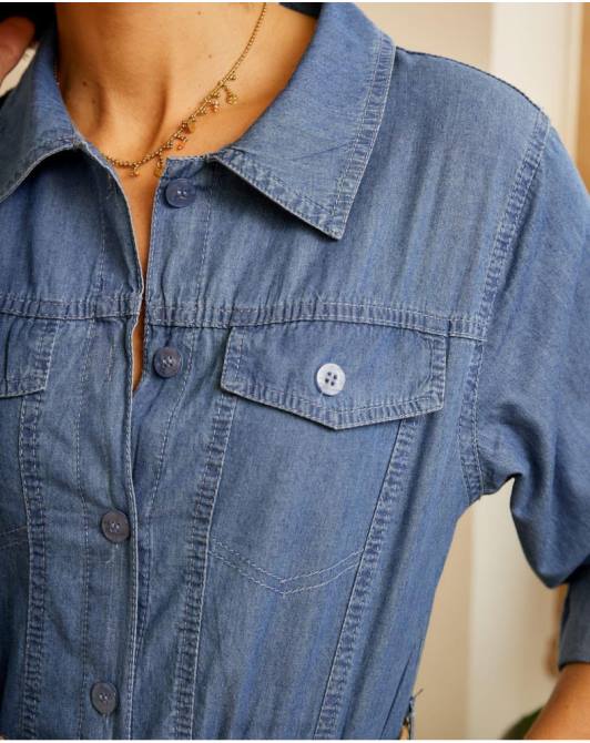 Dżinsowa sukienka Aveta dżinsowaPolin et moi odzież 0TTF70