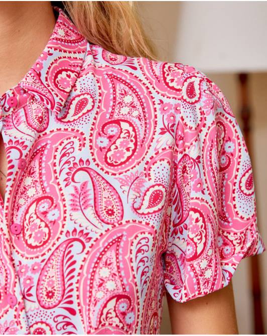 Fantazyjna sukienka ameby malinaPolin et moi odzież 0TTF106