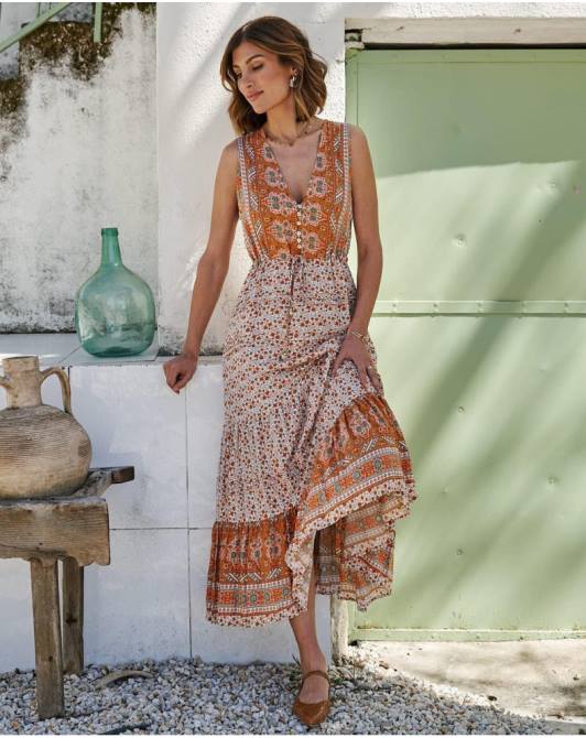 Rozkloszowana sukienka Nolita mangoPolin et moi odzież 0TTF89