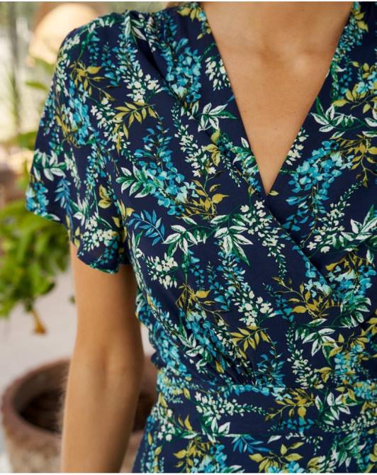 Sukienka midi Gabri morskiPolin et moi odzież 0TTF32