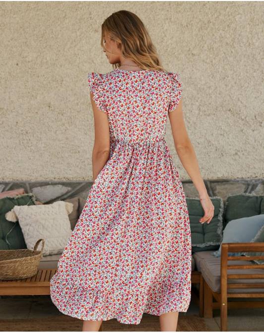 asymetryczna sukienka Bessie surowyPolin et moi odzież 0TTF117