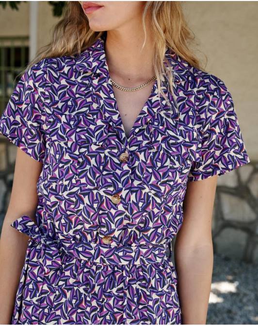 benazir kwiecista małpa fioletowyPolin et moi odzież 0TTF104